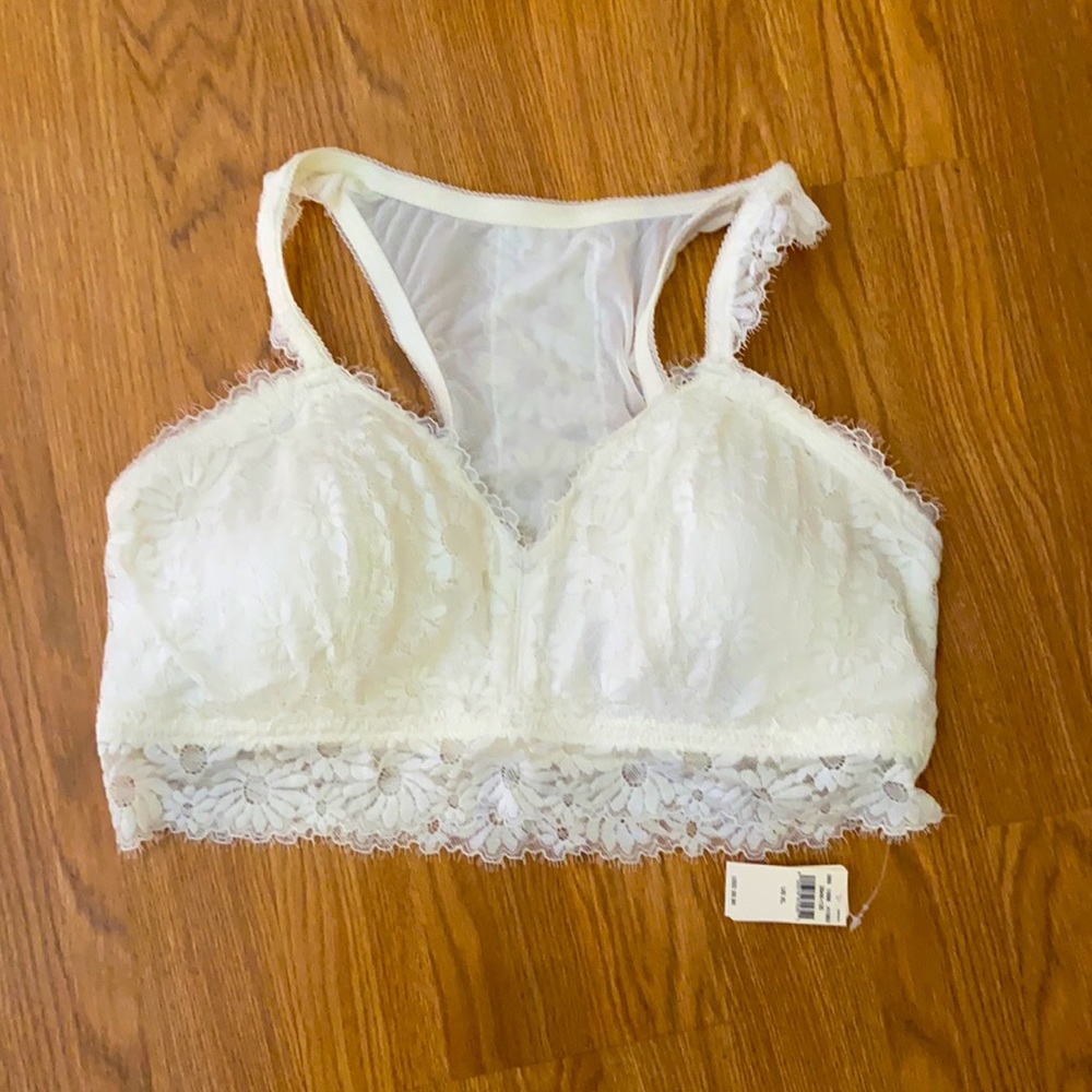 New Aerie lace bra top size XL
